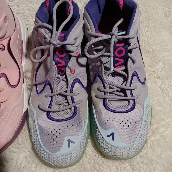 Avoli Mid Retro Future Volleyball Shoes- Pink/Purple & Lavender Field Trip 10.5 - Picture 3 of 16